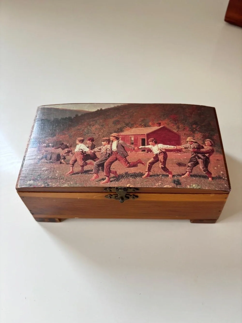 Vintage Lane Selma AL Cedar Chest & Handcrafted Wally 96 Jewelry Box Lot